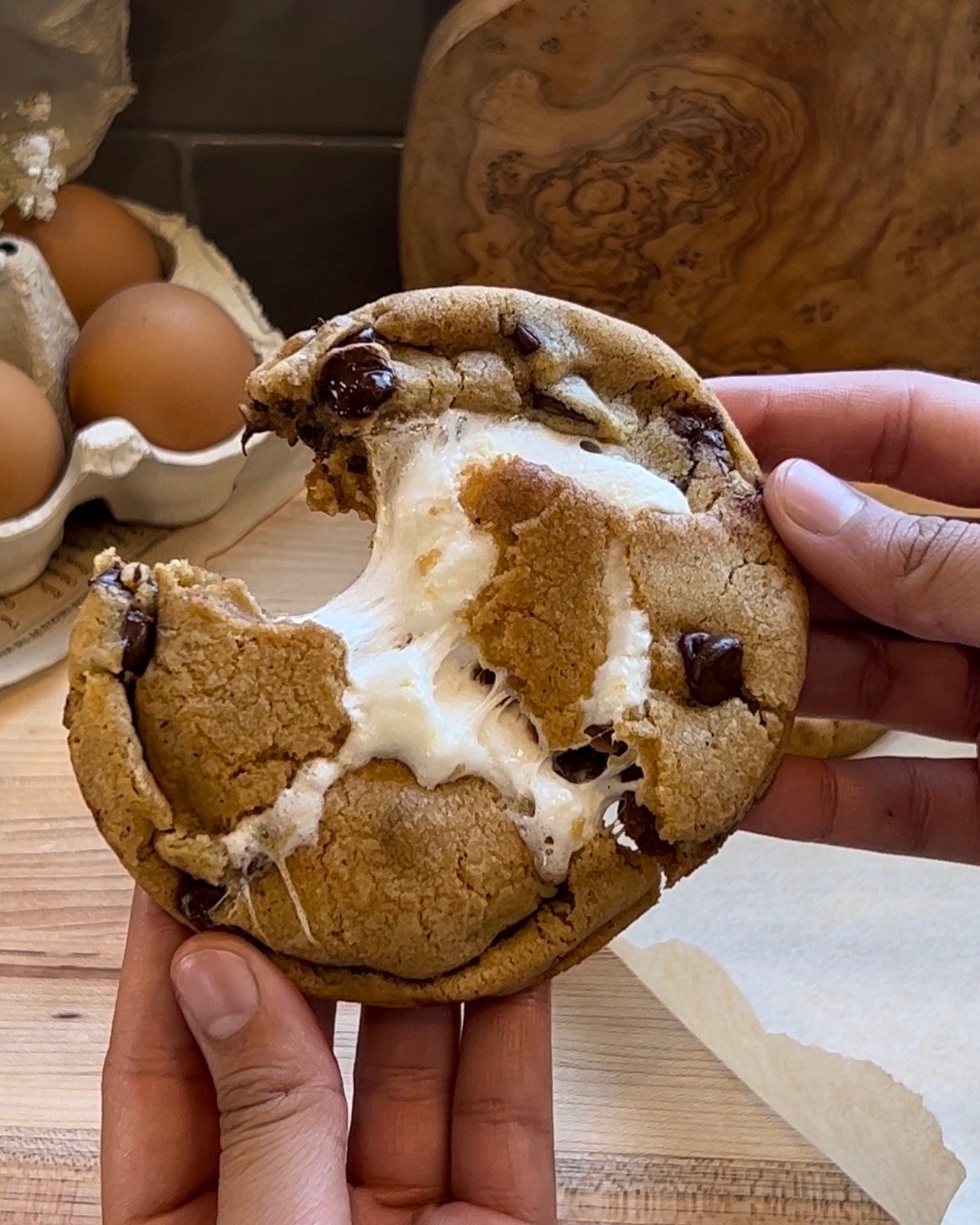 Brown Butter S'mores Cookies